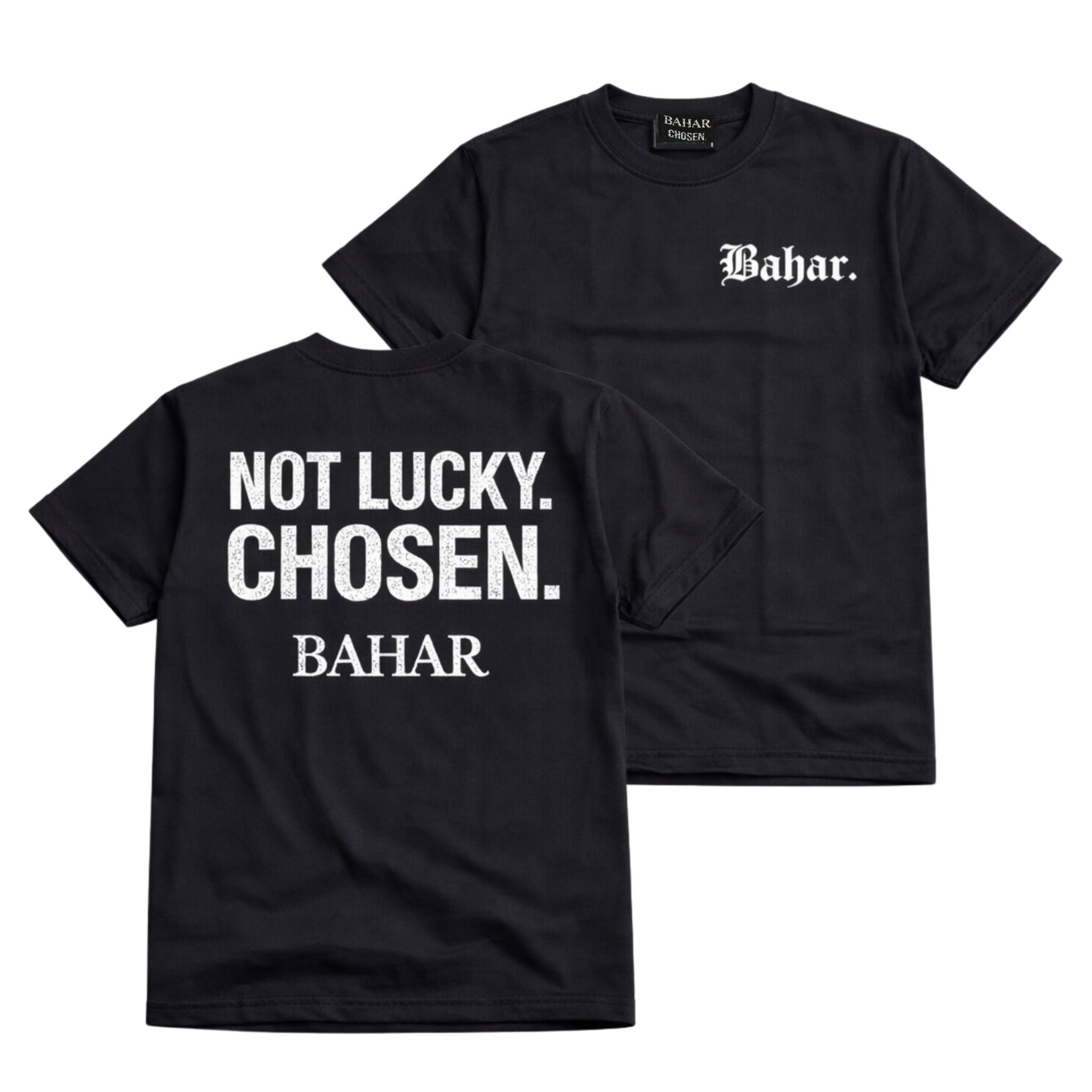 “Chosen NOT Lucky” Tee (Black)