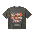 Pretty & Chosen Members Only Cropped Tee (gray)