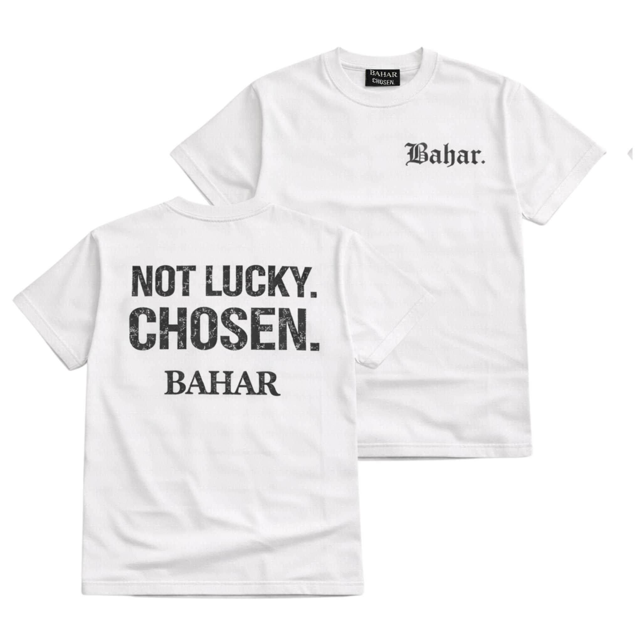 “Chosen NOT Lucky” Tee (White)