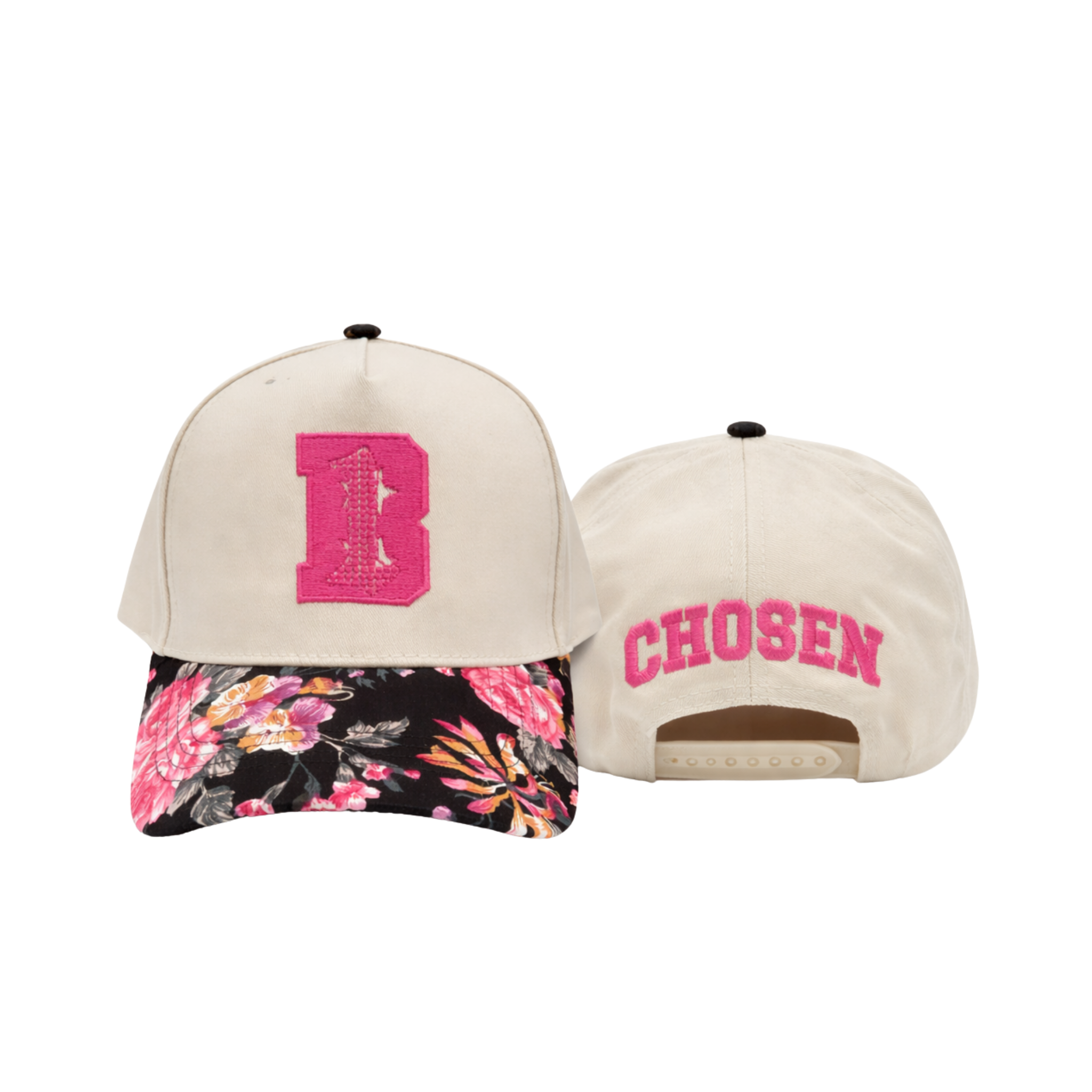 Signature Chosen Cap (Floral Pink)
