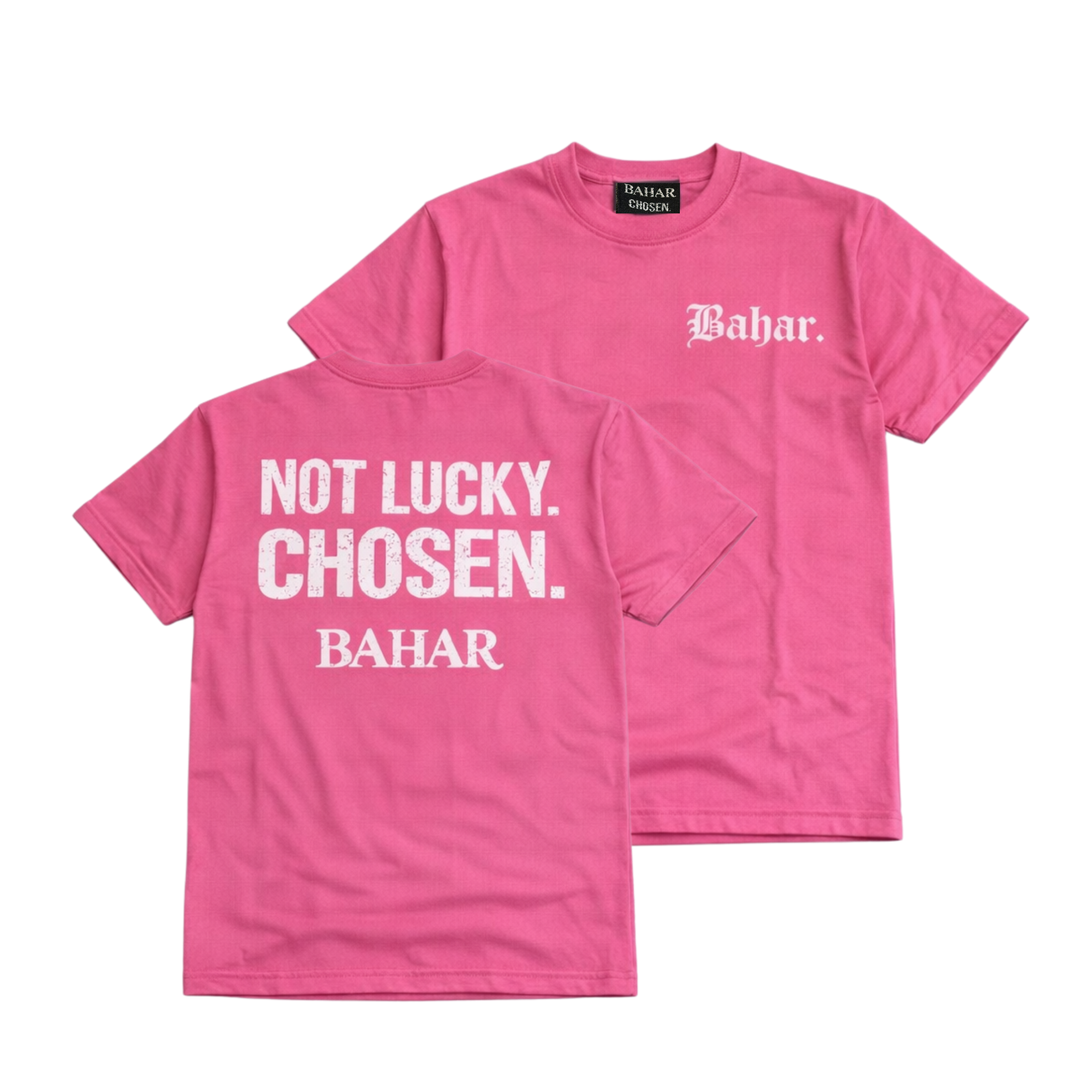 “Chosen NOT Lucky” Tee (Pink)