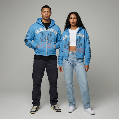 "BAHAR CHOSEN" Full Zip Hooded Jacket